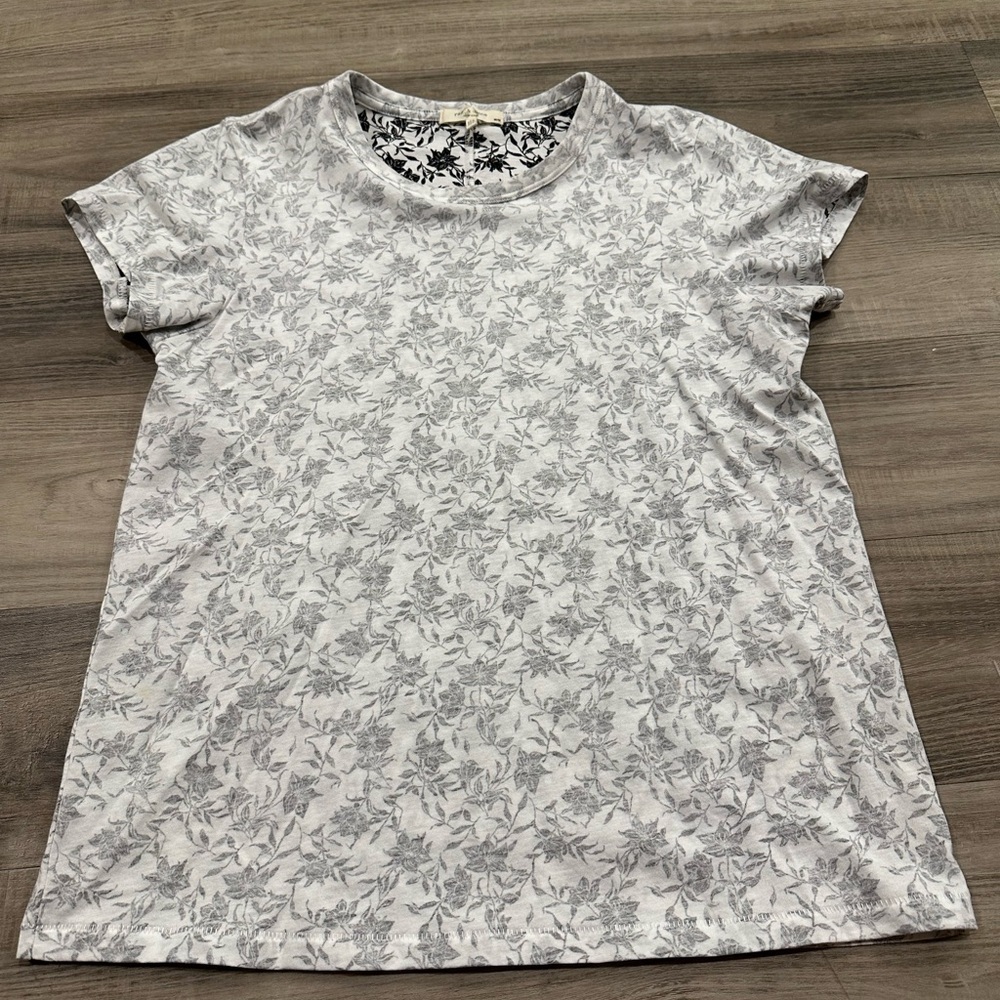 Rag & Bone Flora Short Sleeve Tee